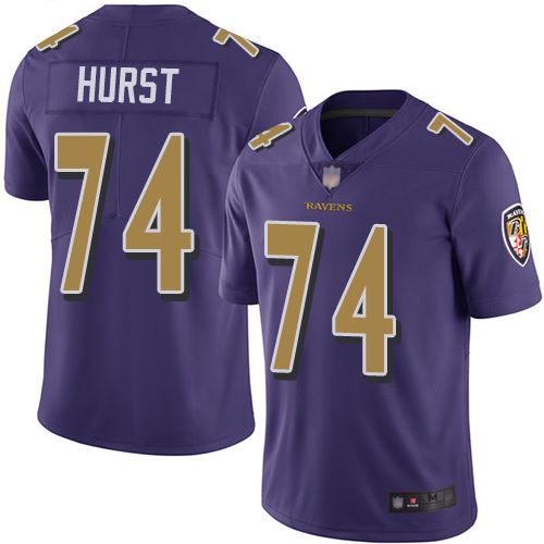 Baltimore Ravens Limited Purple Men James Hurst Jersey NFL Football #74 Rush Vapor Untouchable